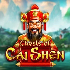 Official Slots logo: Chests of Cai Shen by Pragmatic Play at Ringospin Casino