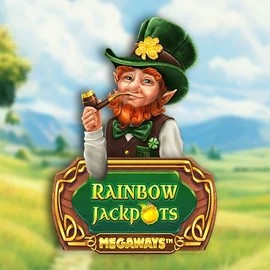 Rainbow Jackpots Megaways logo – Jackpots by Red Tiger Gaming at Ringospin Casino